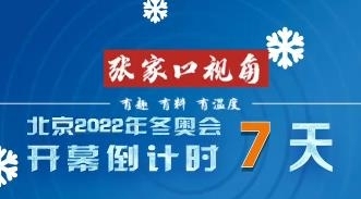 北京2022年冬奥会开幕倒计时7天！